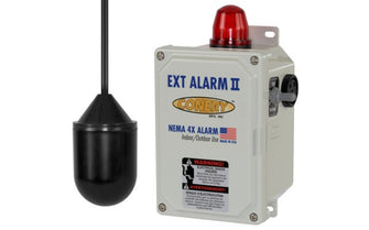 CONERY EXT15HII PUMP ALARM - UL RATED NEMA 4X ENCLOSURE AUXILIARY CONTACTS CONTROLS UP TO A 3/4 HP PUMP HIGH/LOW WATER AND PUMP CONTROL MADE IN THE USA