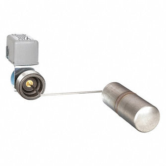 SQUARE D 9037HG32 Tank Liquid Level Switch: Left, 90° Float Rod Angle, 9 1/2 in Float Travel, 1, DPST, Close On Rise