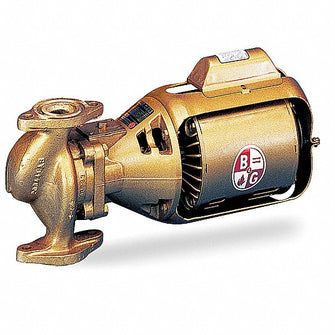 BELL & GOSSETT 102208LF PR AB Booster  Potable Water Circulating Pump: 3-Piece, Bell & Gossett, Flanged, 1/6 HP, 115V AC, 18 ft Max. Head